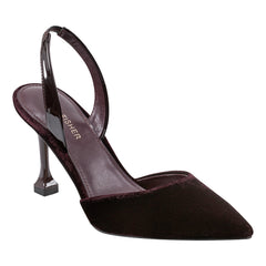 Hadya Slingback Pump - Dark Red Velvet / Marc Fisher For Sale