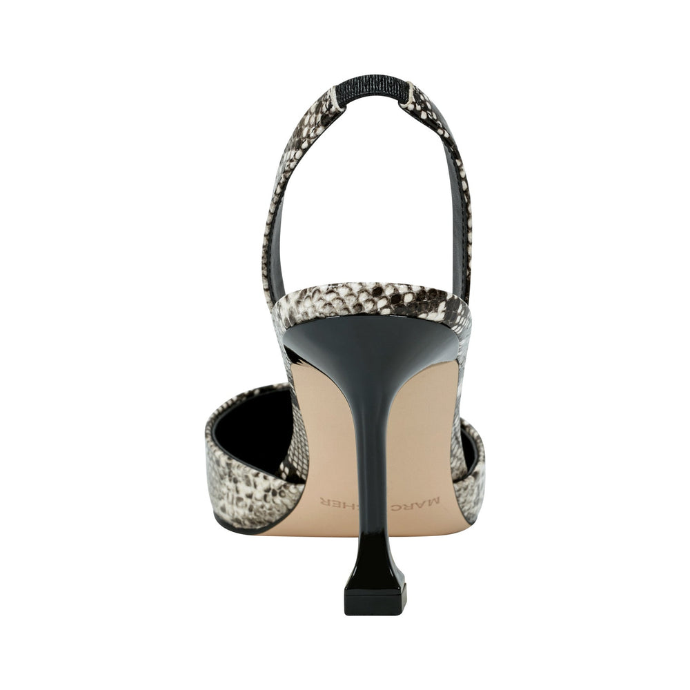 Hadya Slingback Pump - Snake Print / Marc Fisher Sale