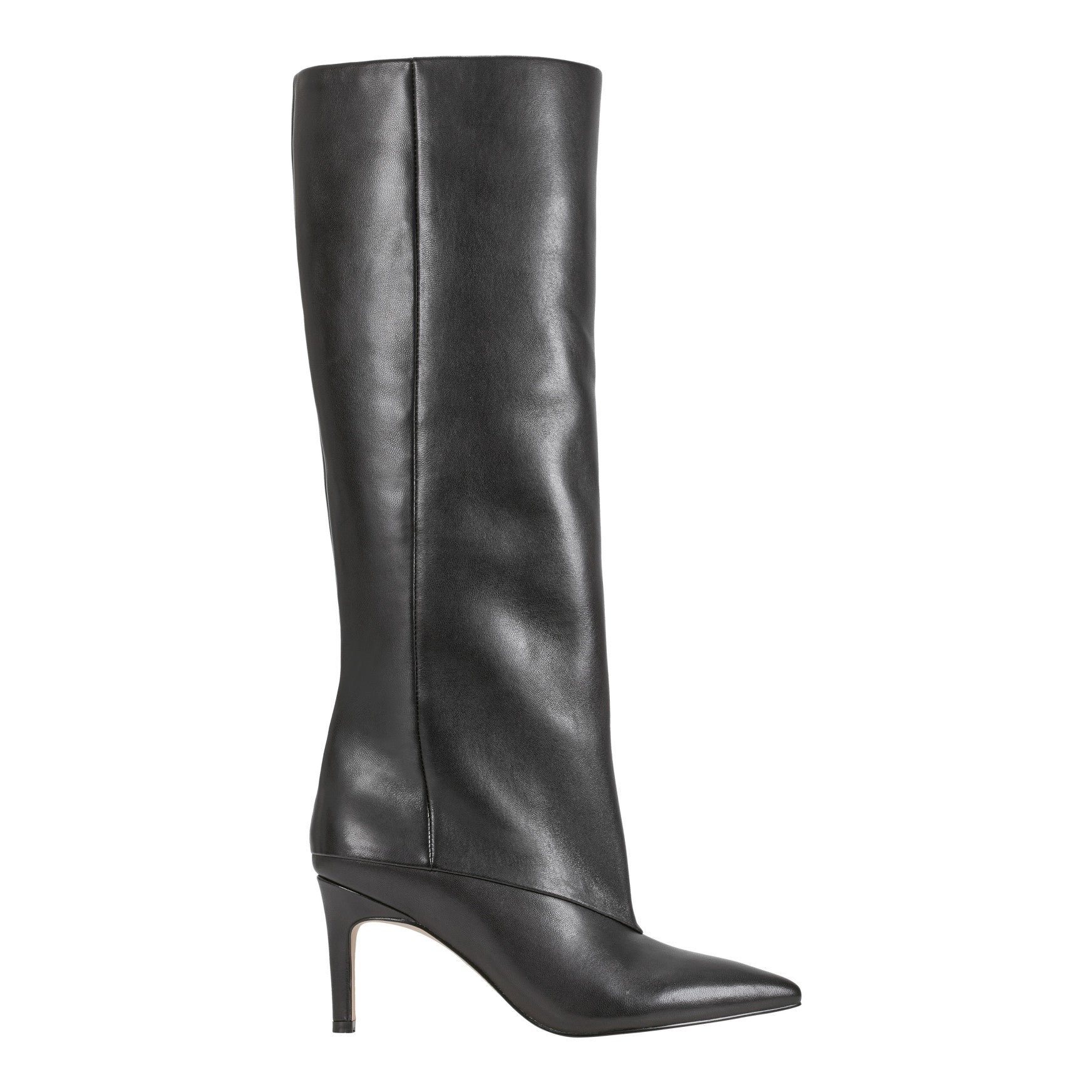 Gentle Dress Leather Boot - Black Leather / Marc Fisher On Sale