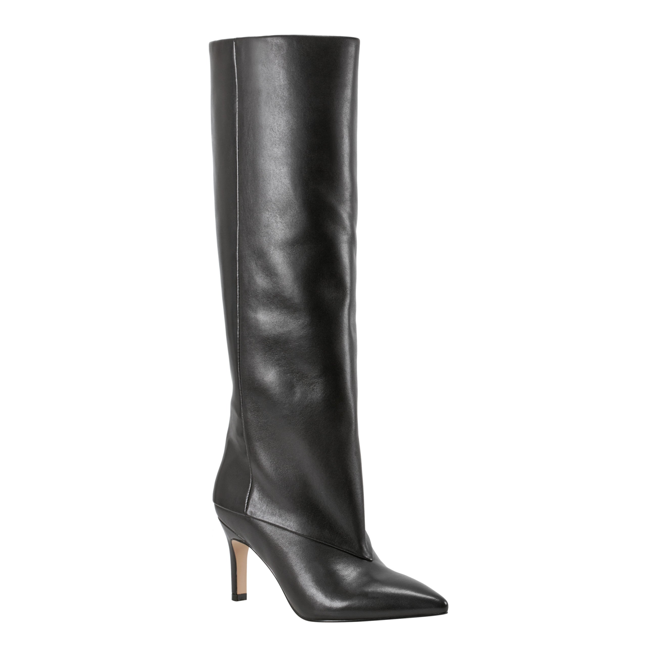 Gentle Dress Leather Boot - Black Leather / Marc Fisher On Sale