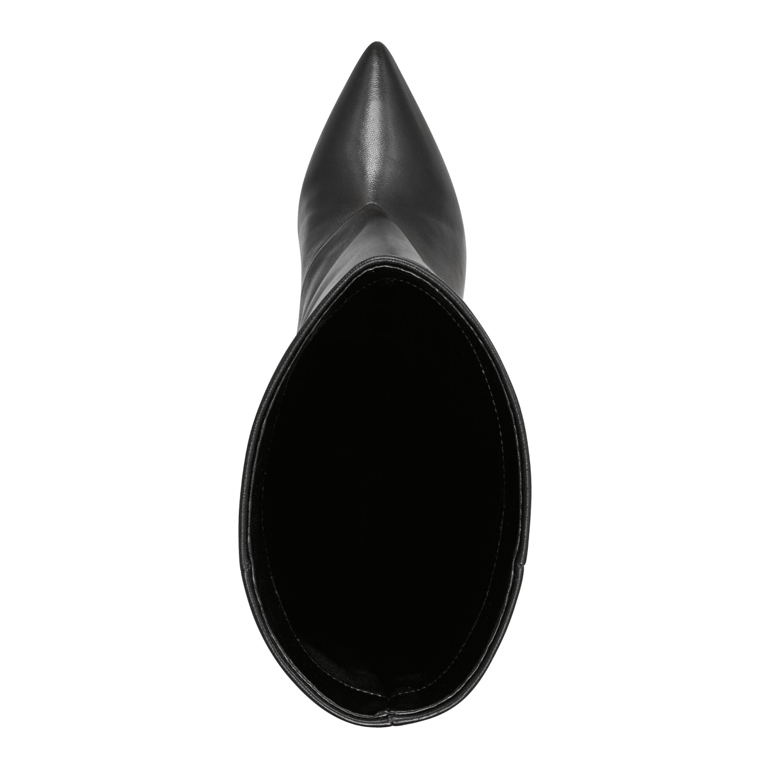 Gentle Dress Leather Boot - Black Leather / Marc Fisher On Sale