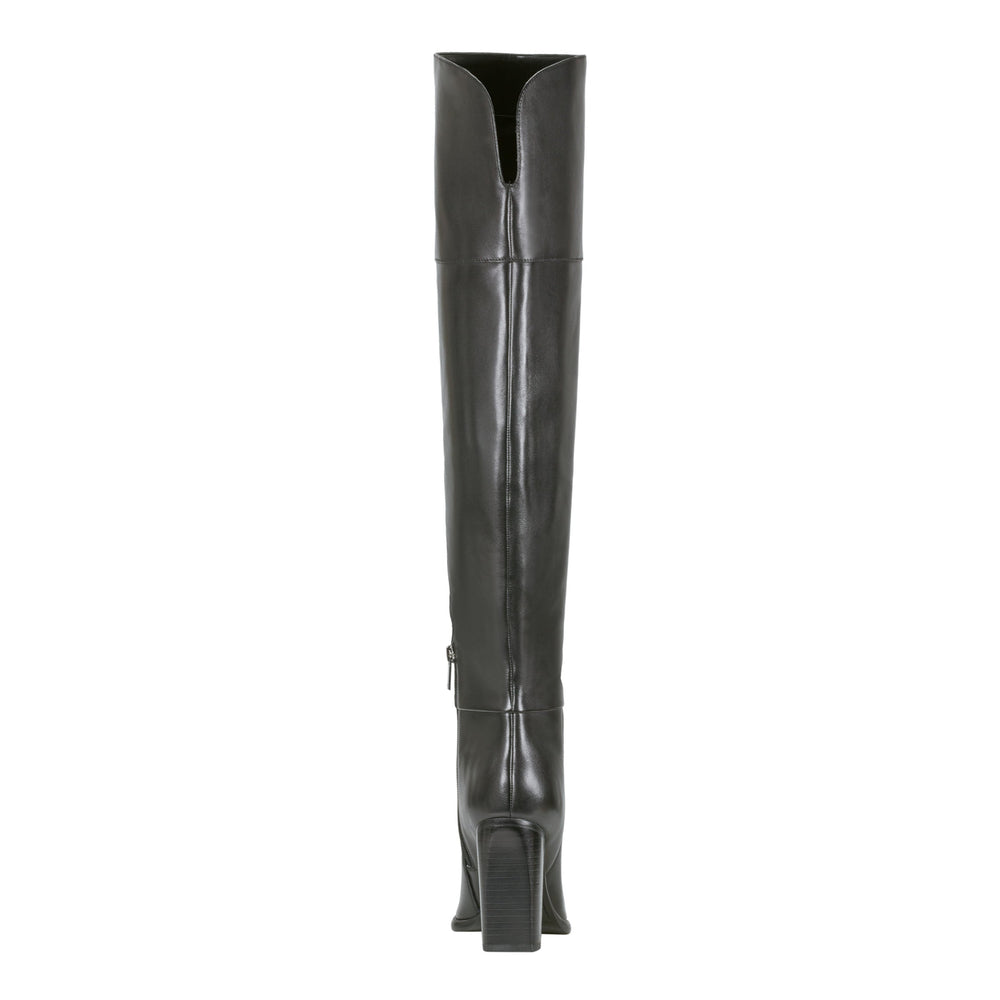 Lasli Over the Knee Leather Boot - Black Leather / Marc Fisher Discount