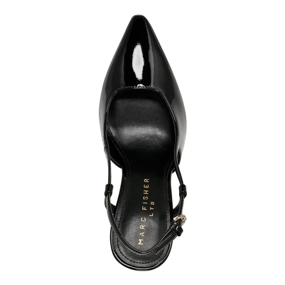 Torry Slingback Pump - Black Patent Leather / Marc Fisher US