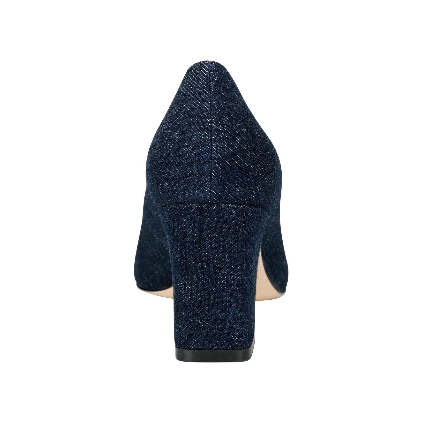 Zala Block Heel Pointy Toe Pump - Dark Denim / Marc Fisher Discount