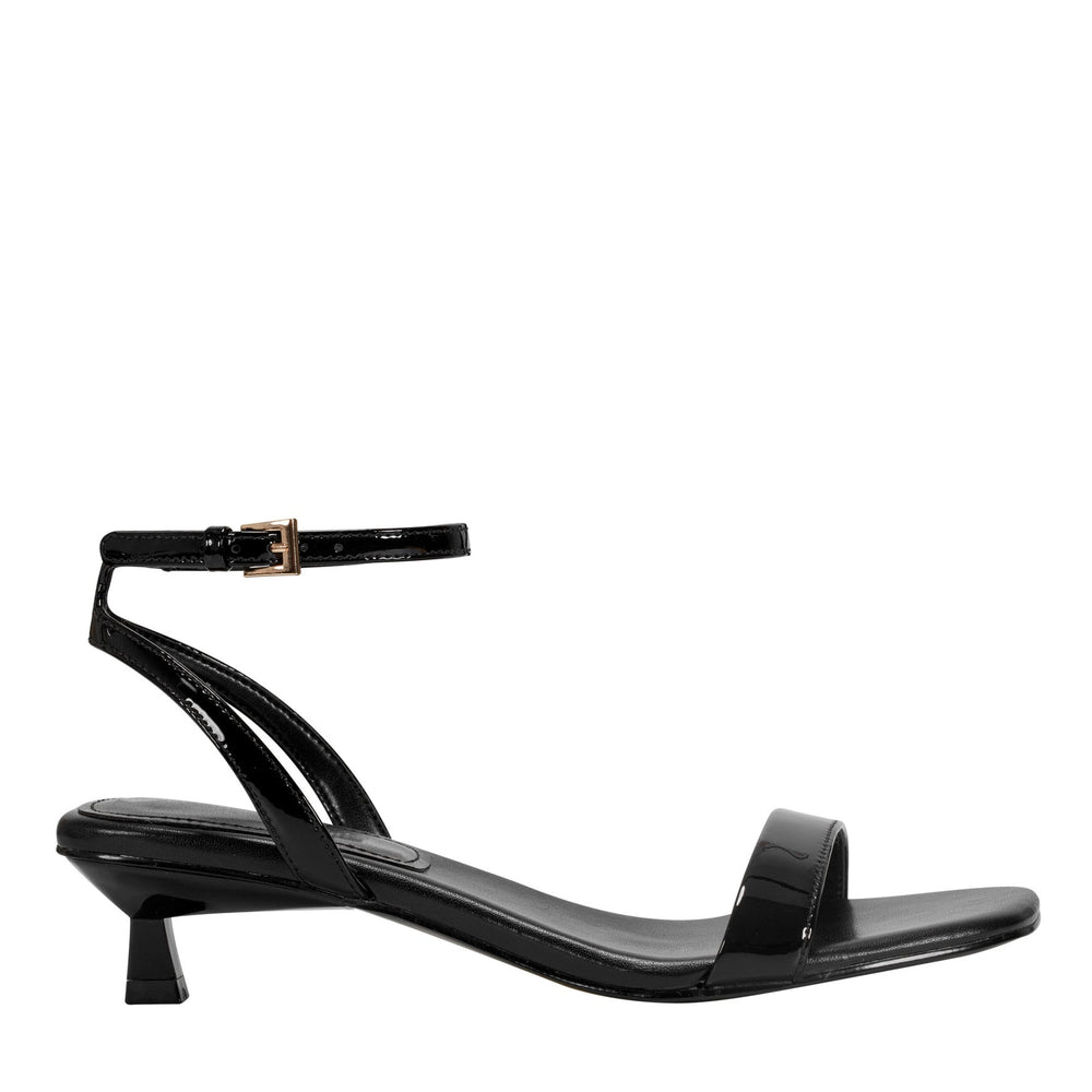 Alona Ankle Strap Sandal - Black Patent Leather / Marc Fisher Online
