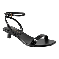 Alona Ankle Strap Sandal - Black Patent Leather / Marc Fisher Online