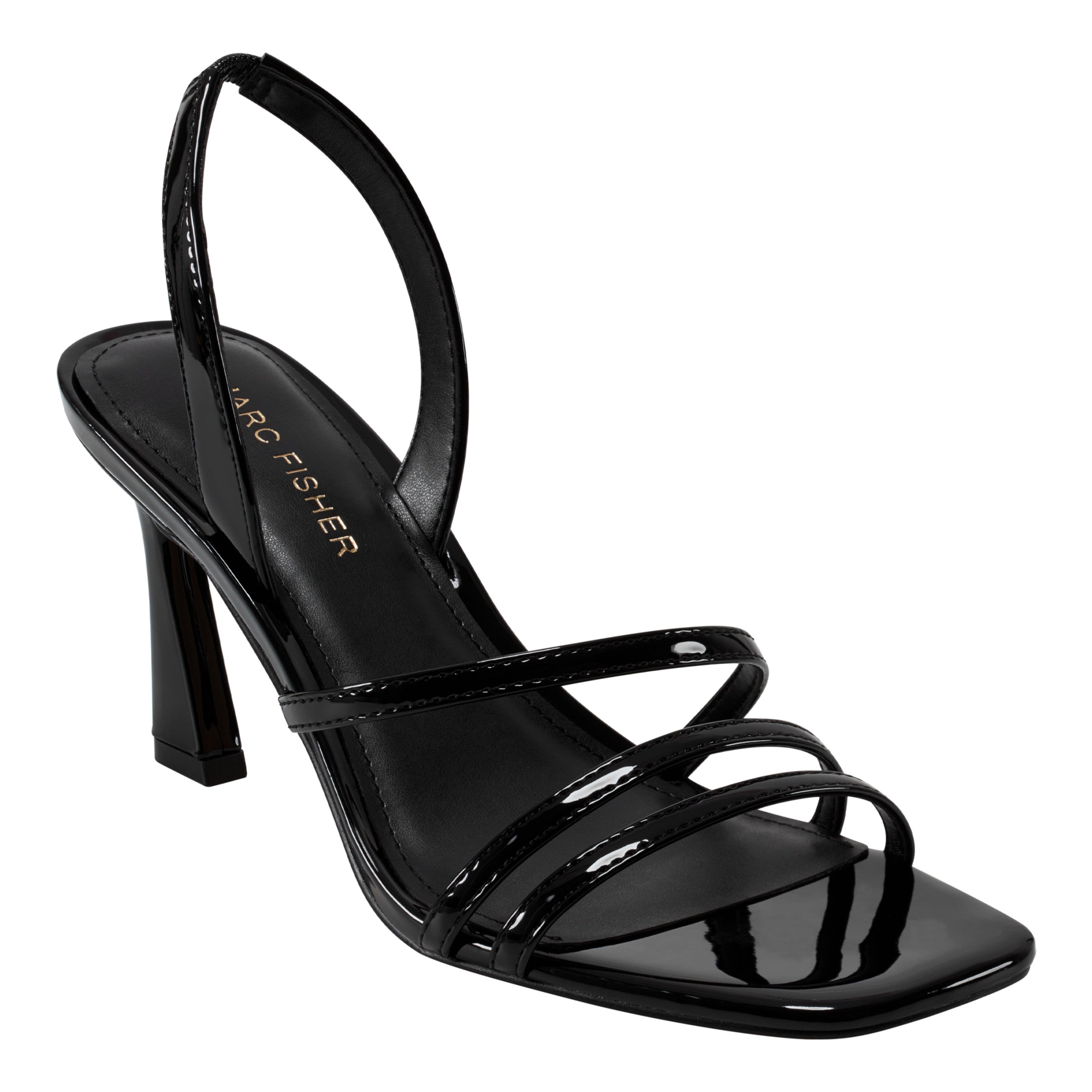 Nalina Slingback Sandal - Black Patent / Marc Fisher Sale
