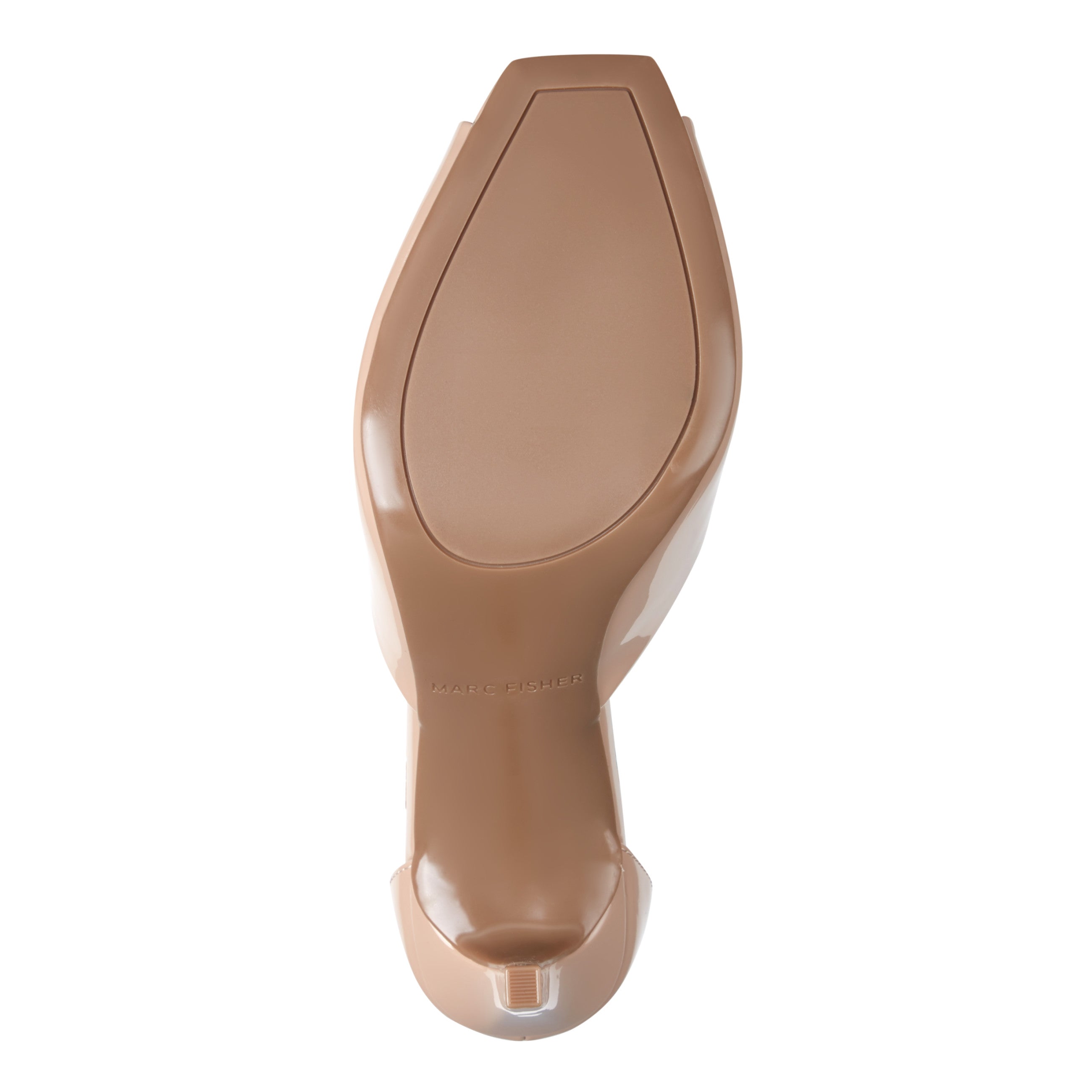 Veni Peep Toe Pump - Natural Patent / Marc Fisher On Sale