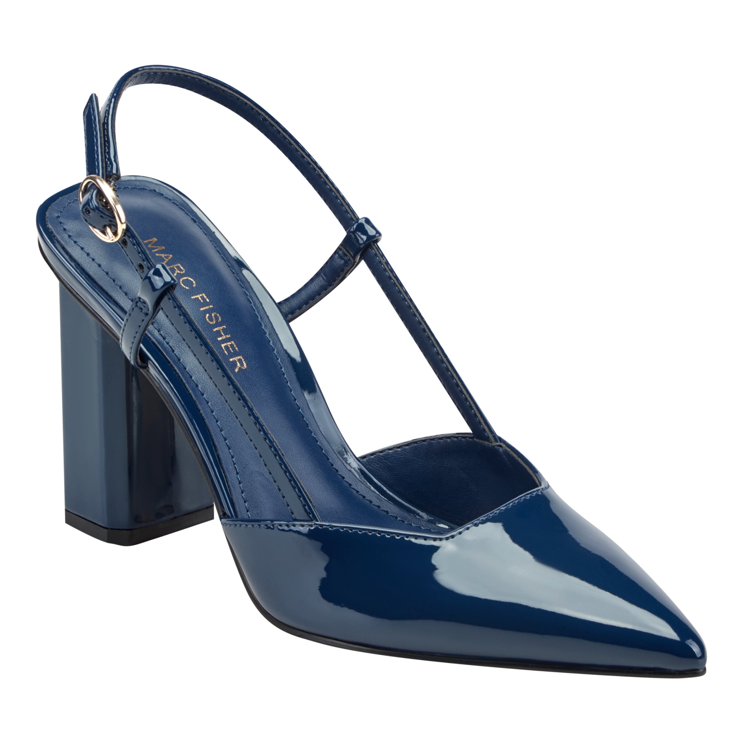 Dian Slingback Pump - Blue Patent / Marc Fisher Sale