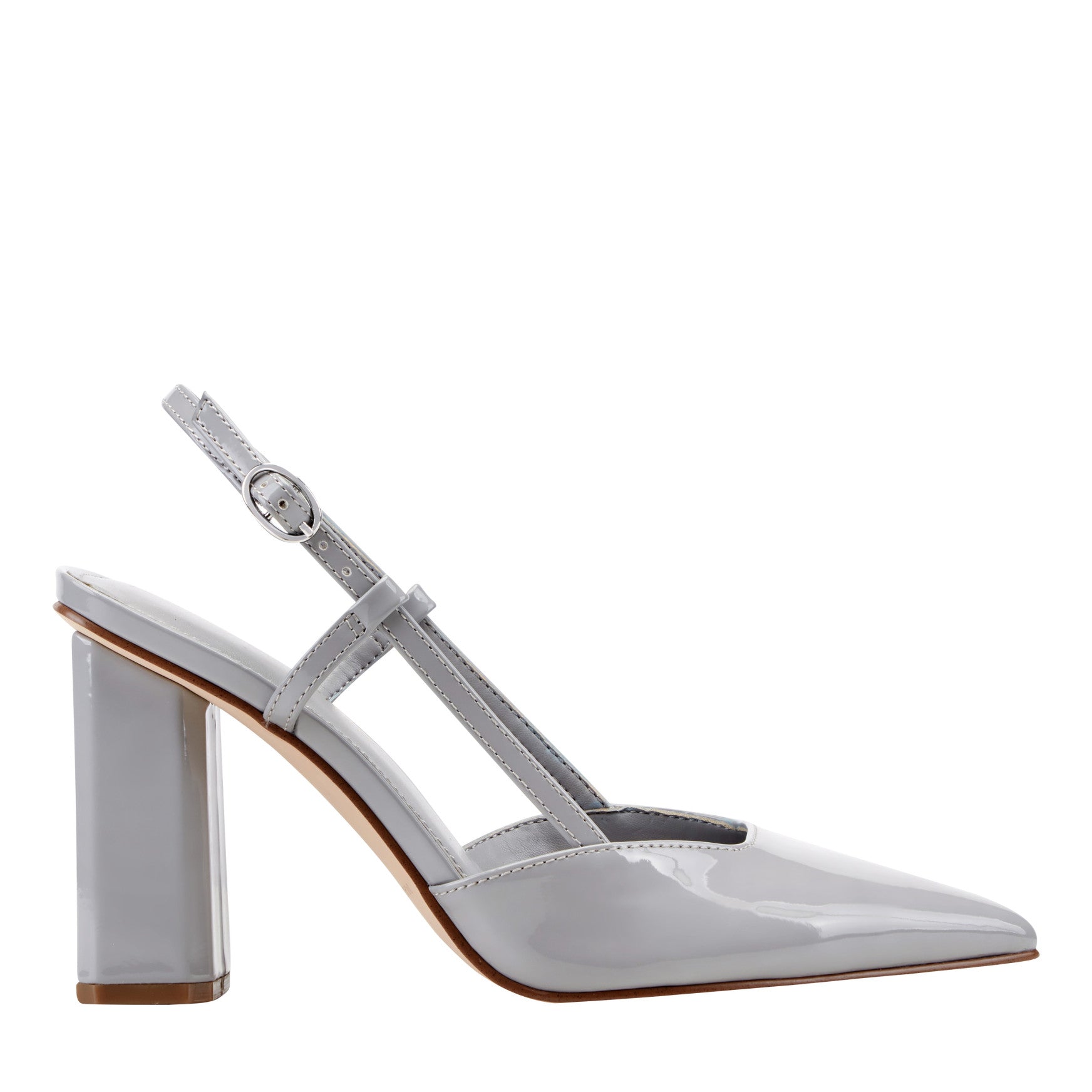 Dian Slingback Pump - Grey Patent / Marc Fisher US