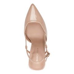 Dian Slingback Pump - Natural Patent / Marc Fisher On Sale