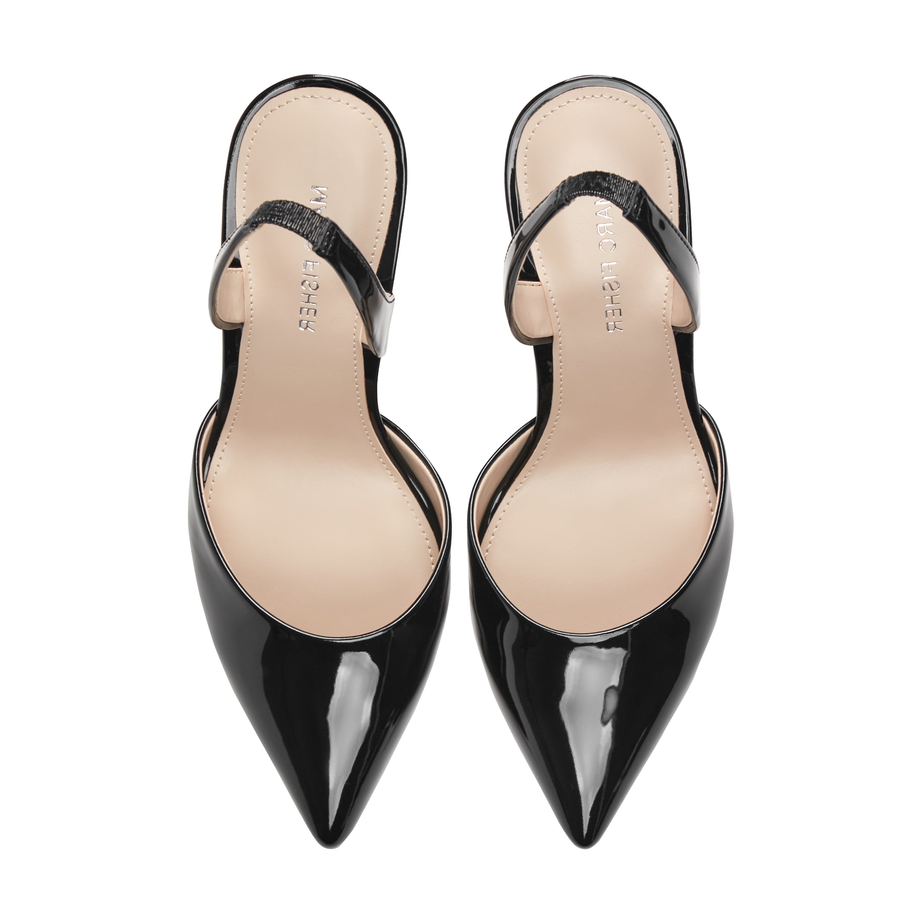 Hadya Slingback Pump - Black Patent / Marc Fisher For Sale