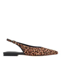 Gabra Leather Slingback Flat - Leopard Printed Pony Hair / Marc Fisher On Sale