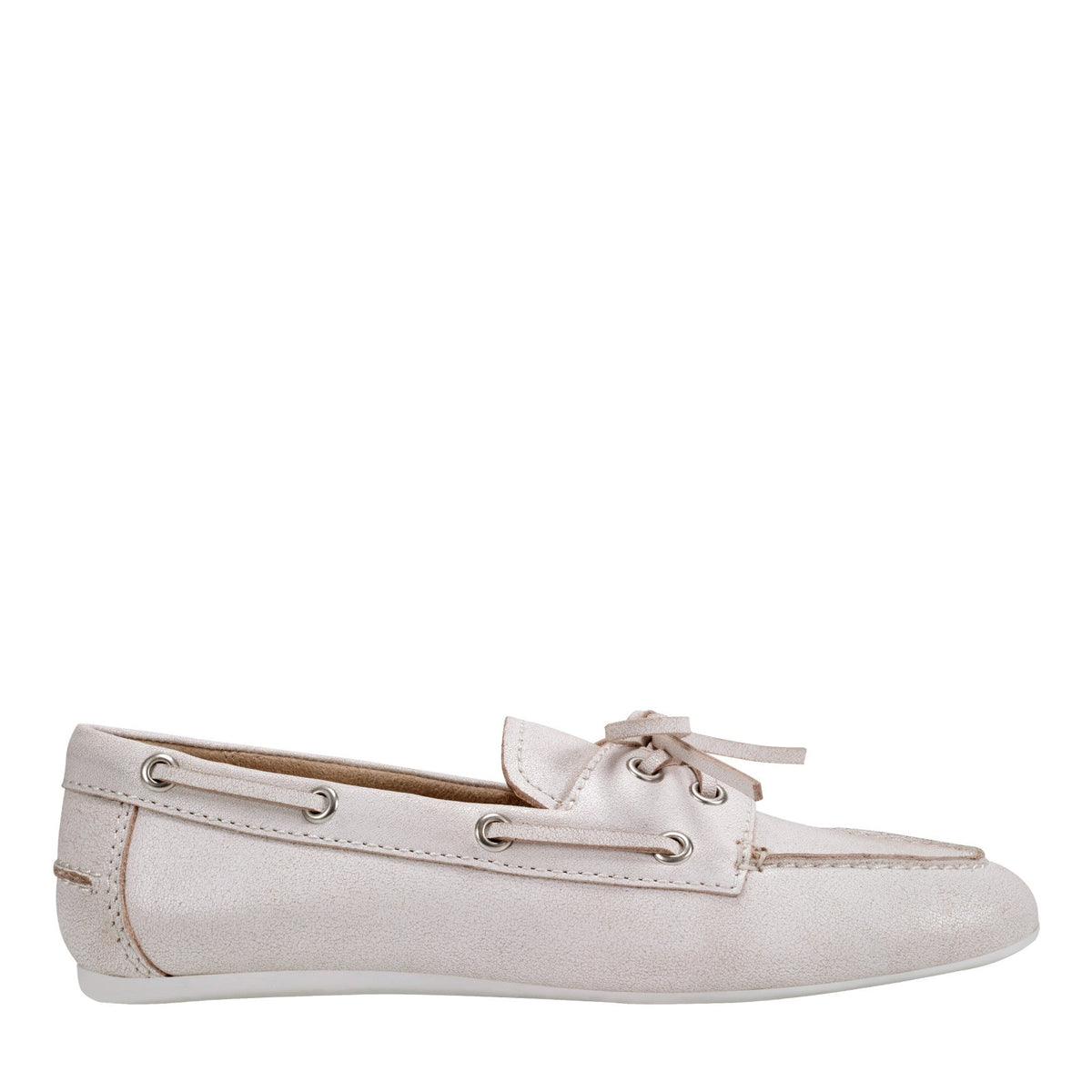 Uleena Leather Boat Shoe - Light Natural Leather / Marc Fisher Online