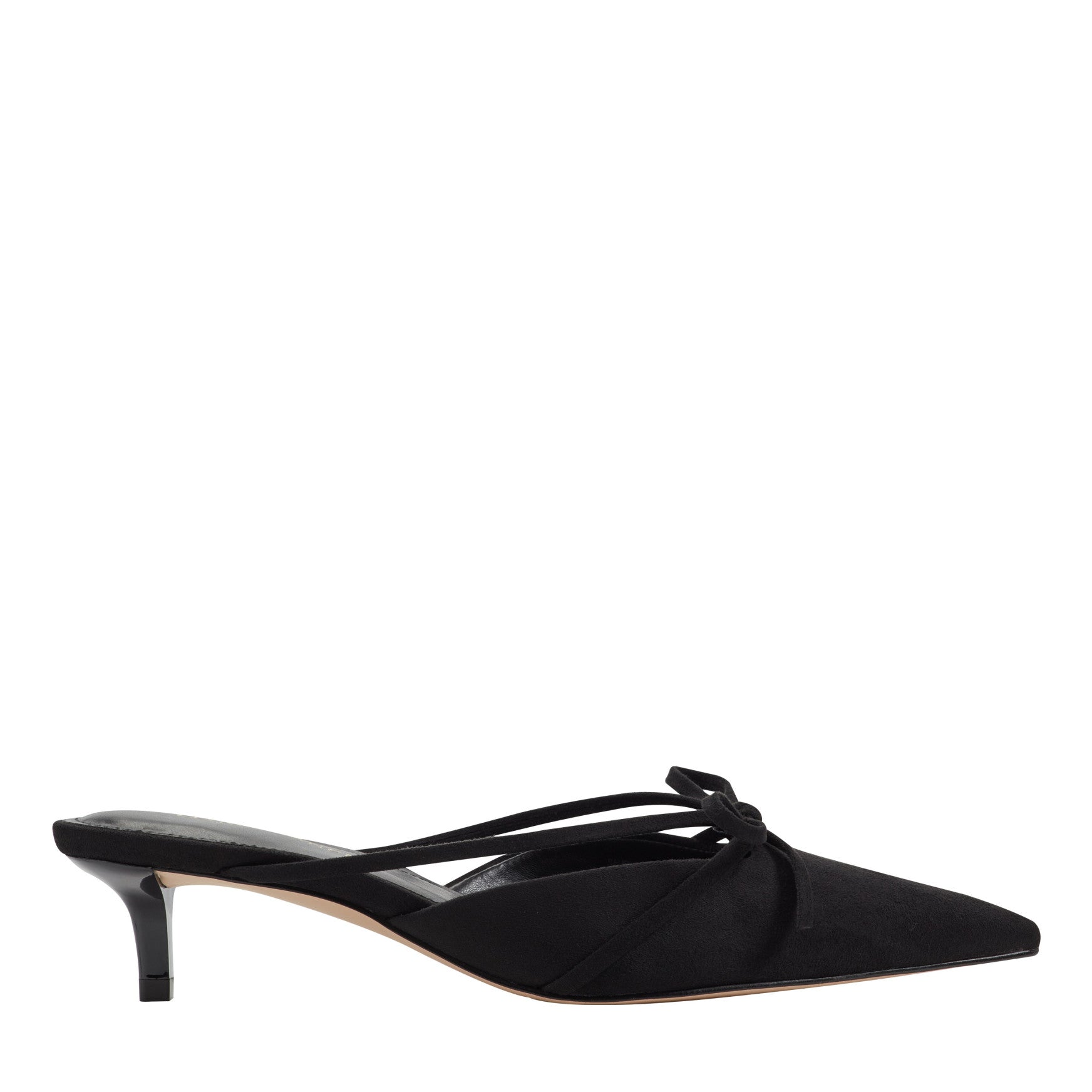 Florin Kitten Heel Mule - Black / Marc Fisher Sale