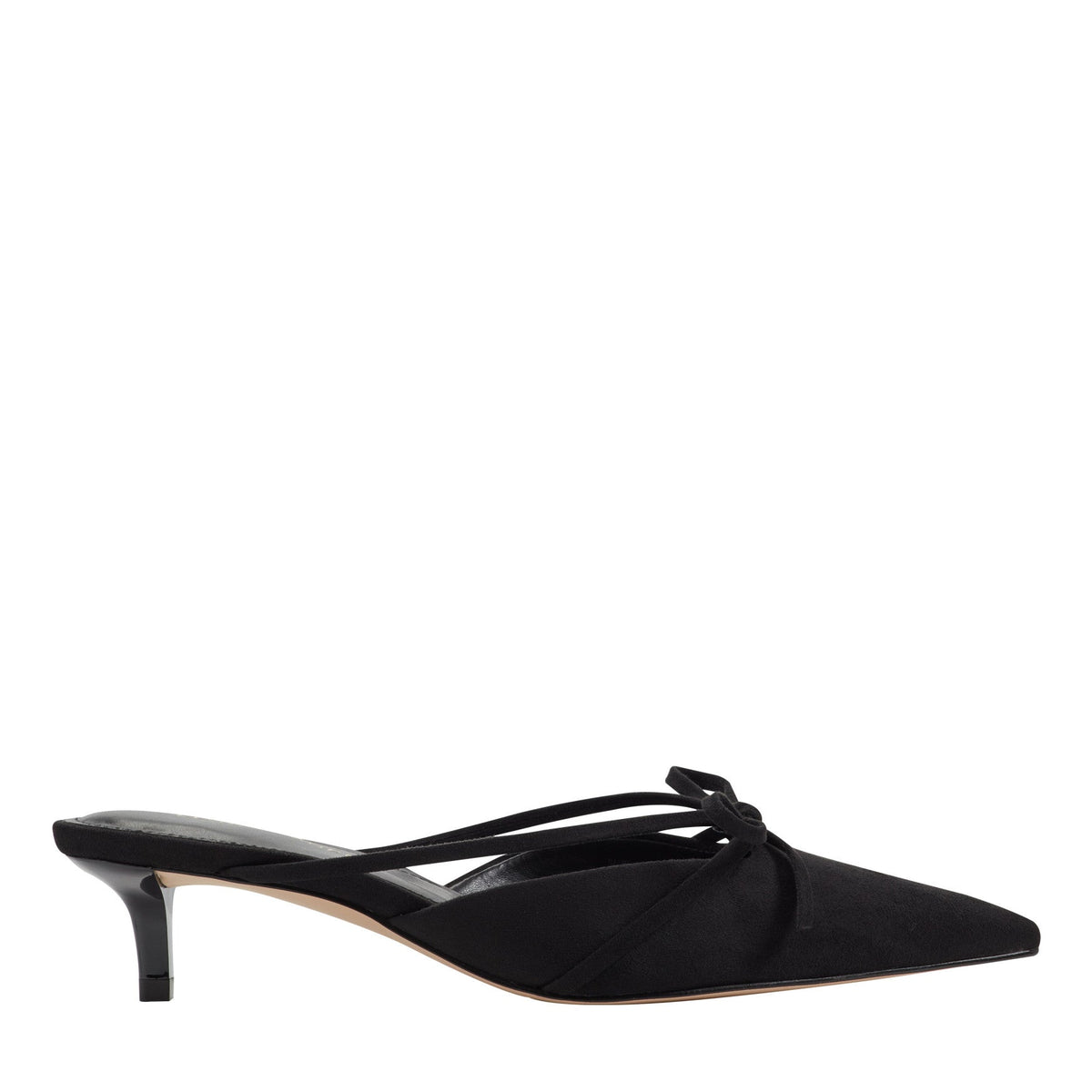 Florin Kitten Heel Mule - Black / Marc Fisher Sale