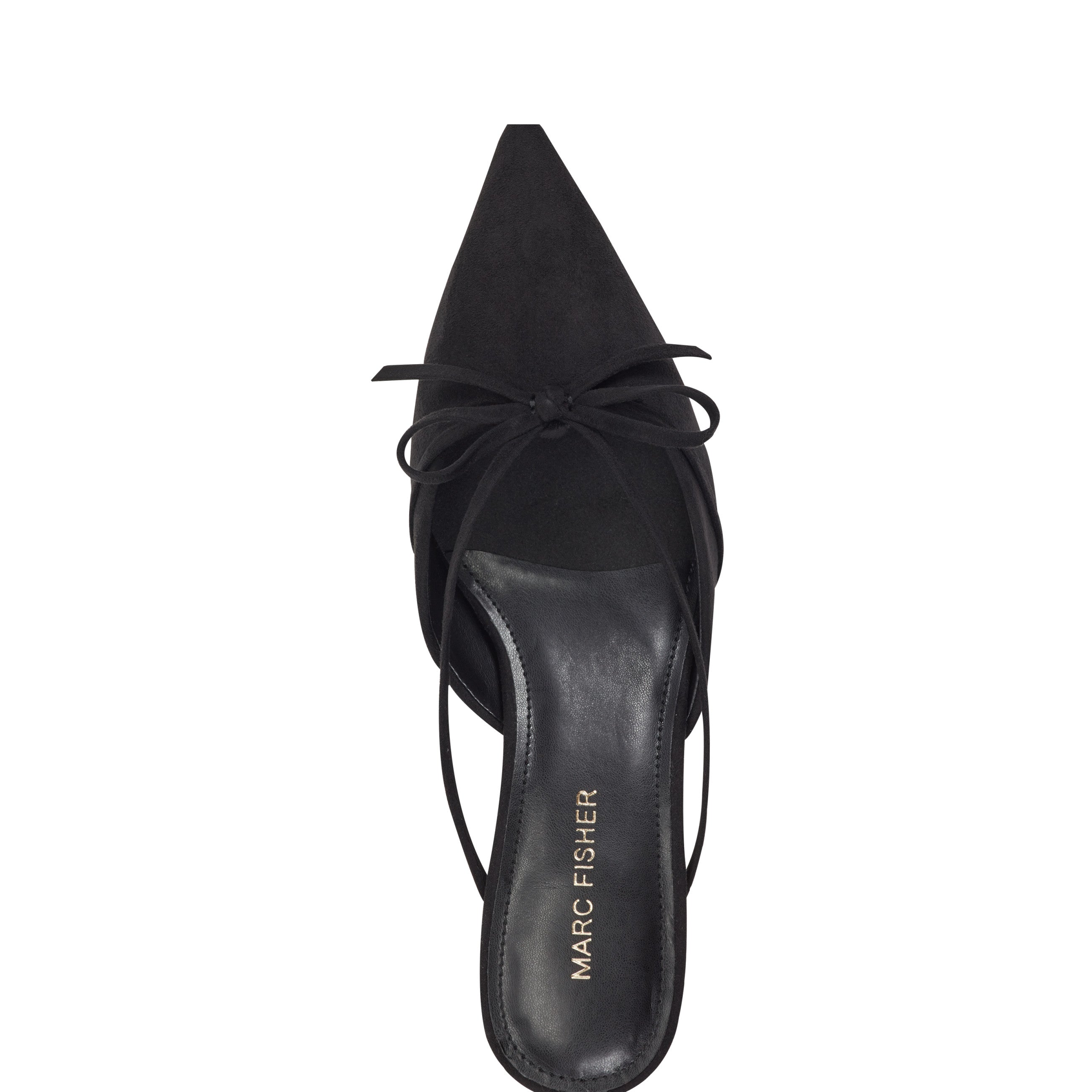 Florin Kitten Heel Mule - Black / Marc Fisher Sale