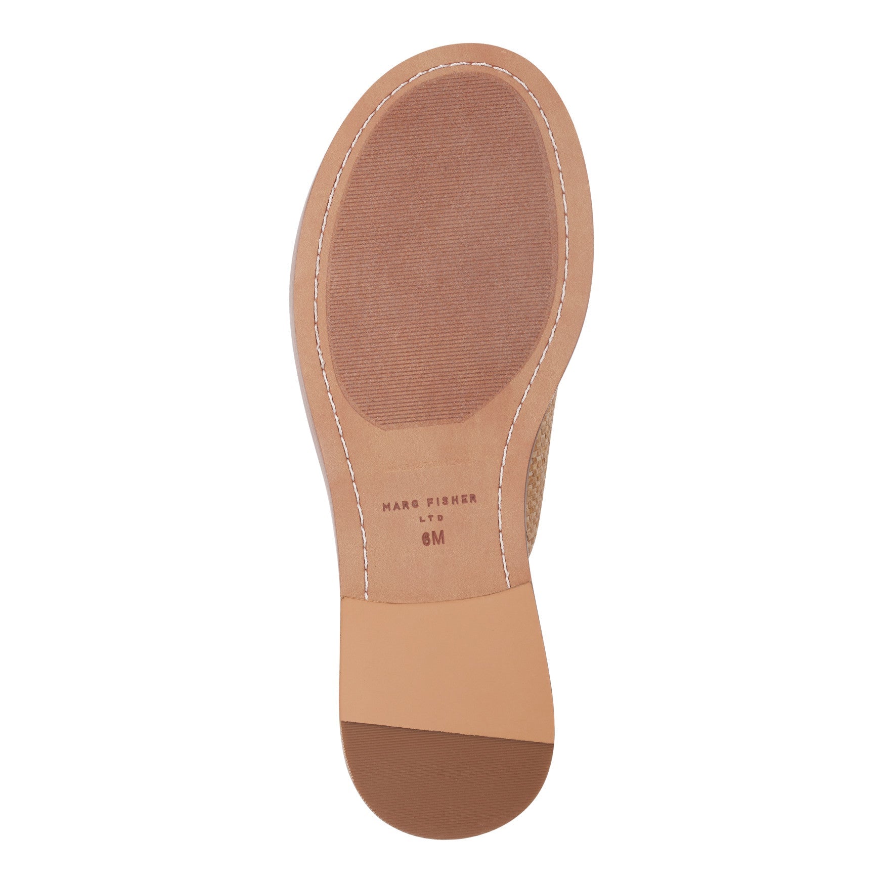Grayce Flat Slide Sandal - Natural Raffia / Marc Fisher Outlet