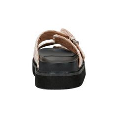 Auggie Woven Leather Footbed Sandal - White Leather / Marc Fisher Online