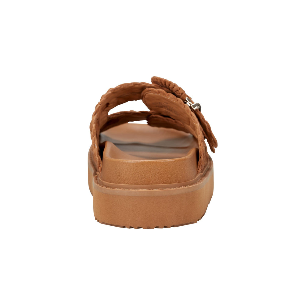 Auggie Woven Leather Footbed Sandal - Natural Leather / Marc Fisher For Sale