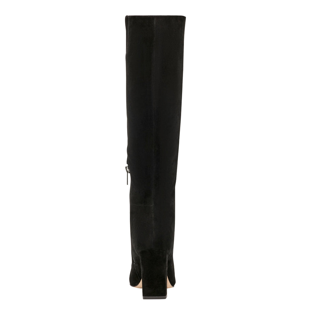 Yarli Leather Boot - Black Suede / Marc Fisher US