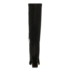 Yarli Leather Boot - Black Suede / Marc Fisher US