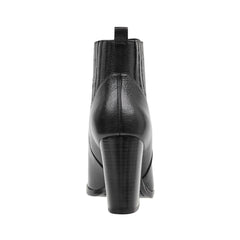 Alva Pointy Toe Leather Bootie - Black Leather / Marc Fisher Online