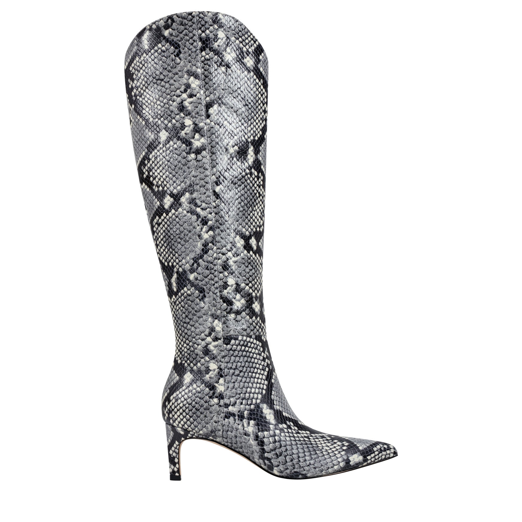Quinnie Dress Leather Boot - Snake Printed Leather / Marc Fisher US