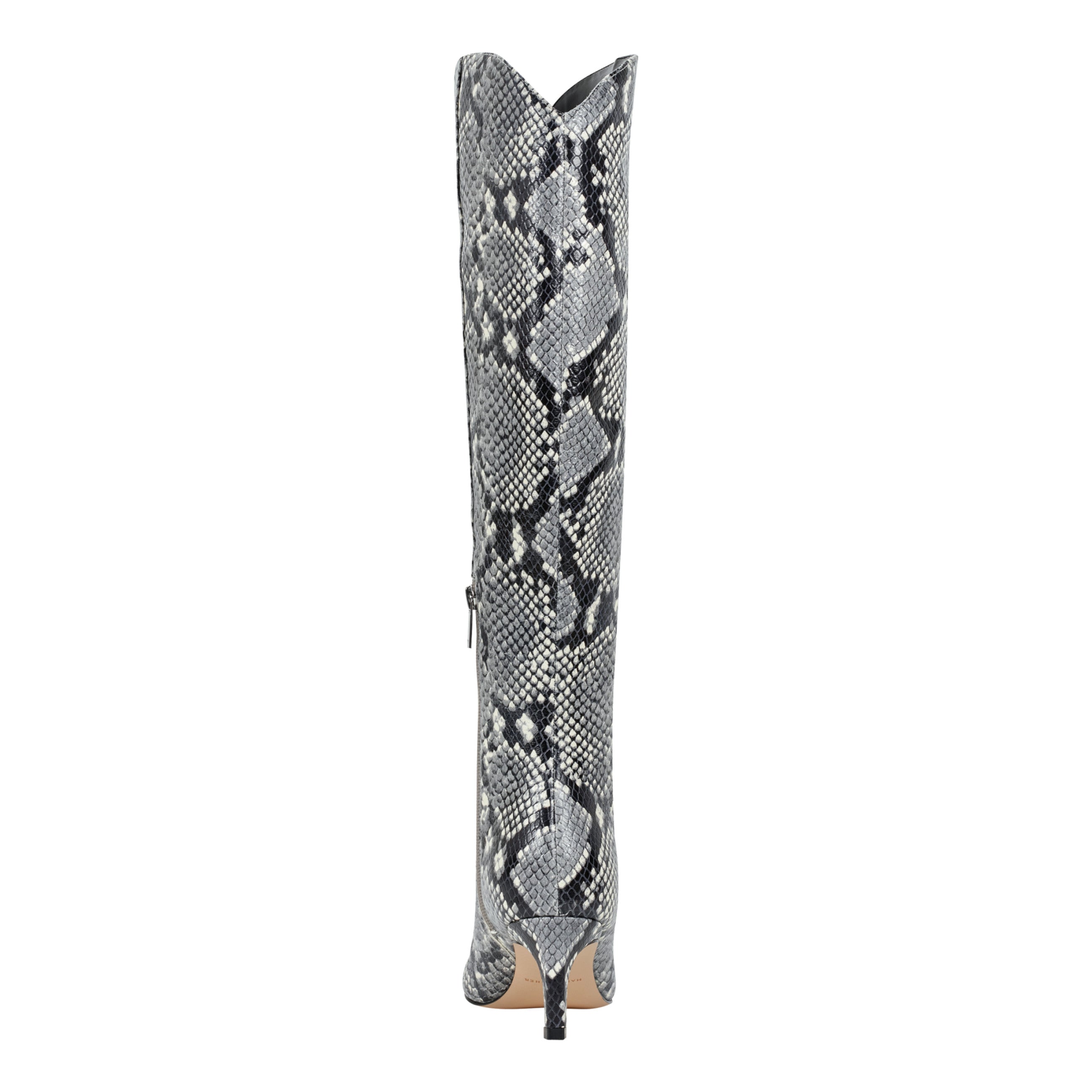 Quinnie Dress Leather Boot - Snake Printed Leather / Marc Fisher US