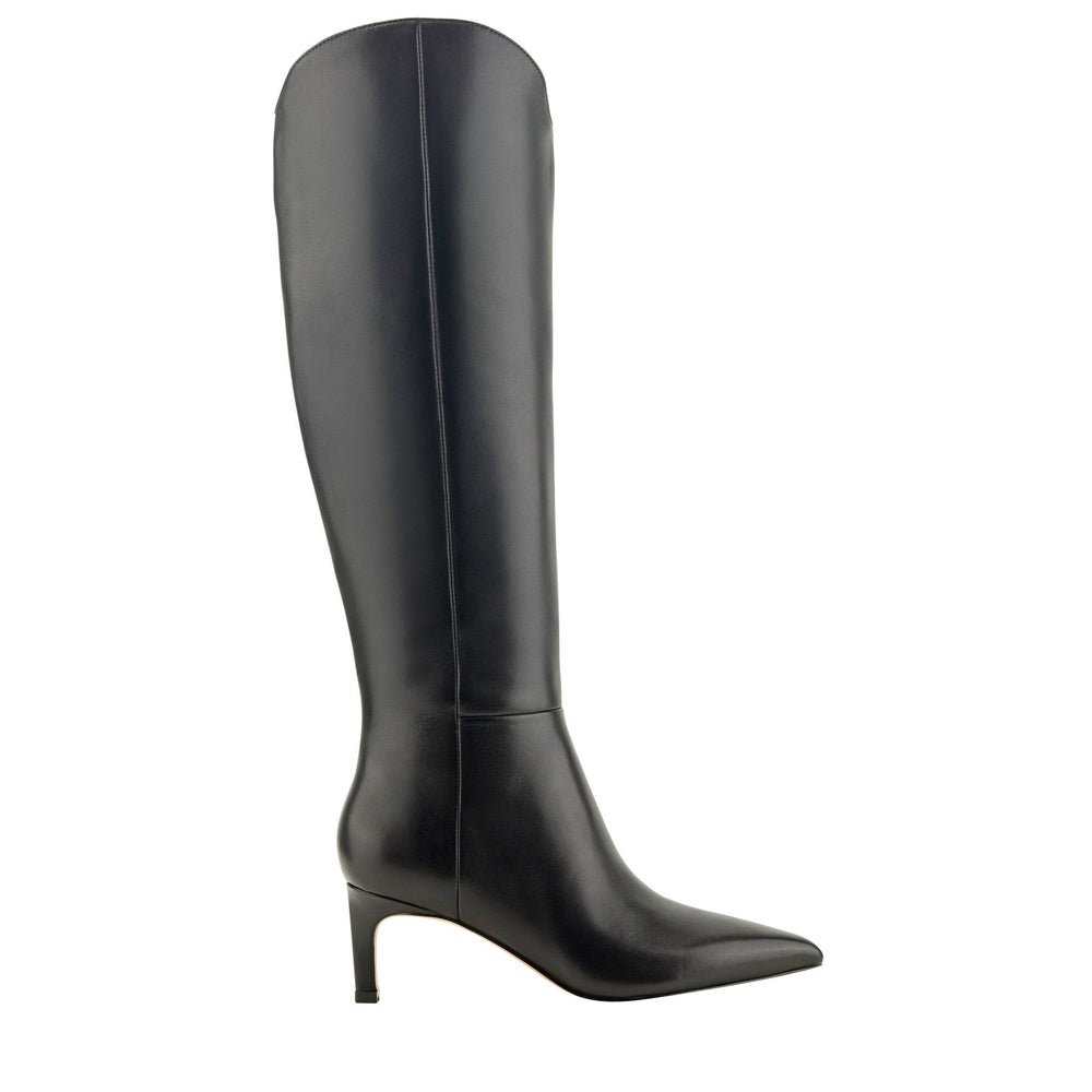 Quinnie Dress Leather Boot - Black Leather / Marc Fisher Online