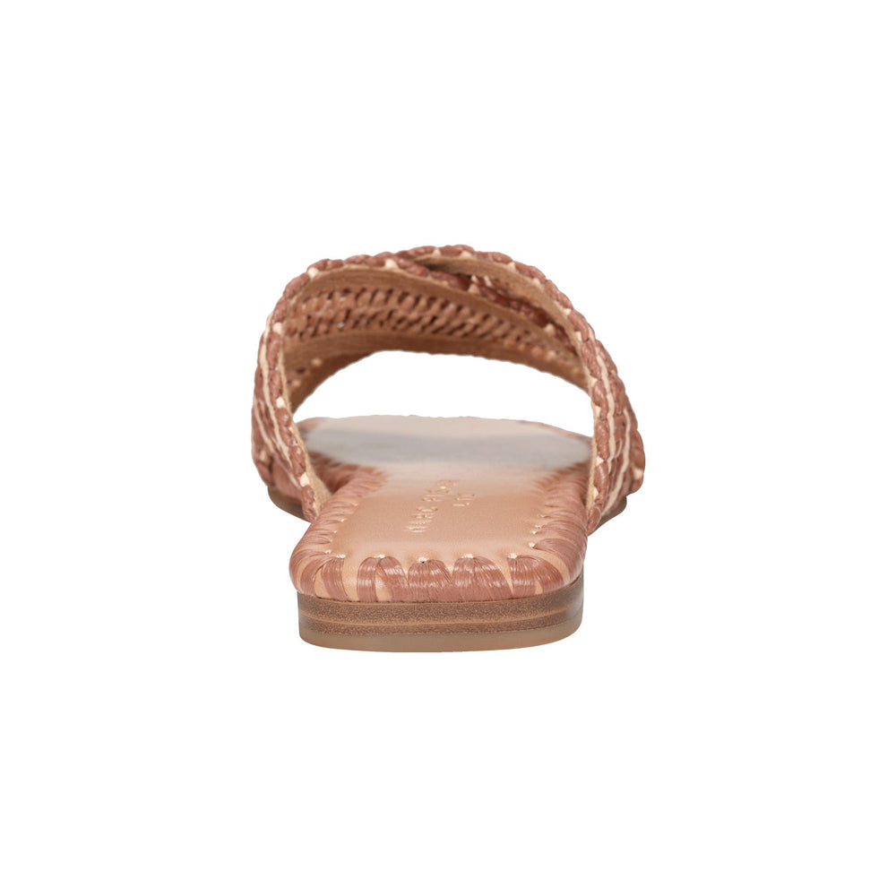 Nylie Flat Sandal - Natural/Brown / Marc Fisher Discount