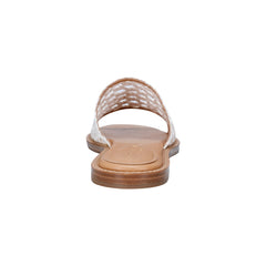Glynne Woven Flat Sandal - White / Marc Fisher For Sale