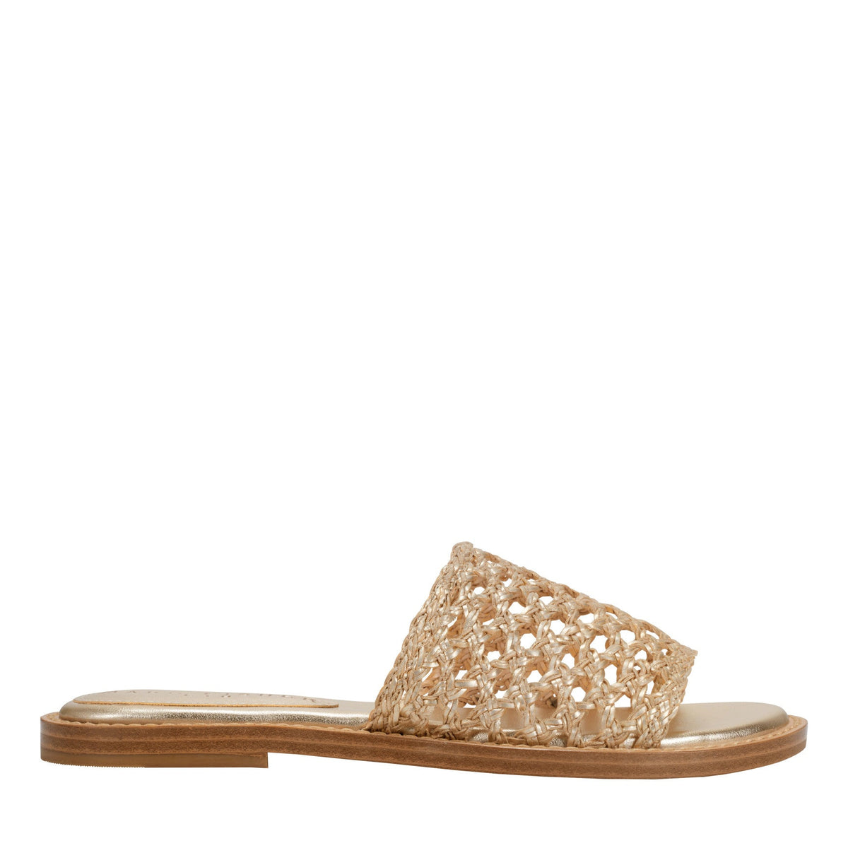Glynne Woven Flat Sandal - Gold / Marc Fisher Sale