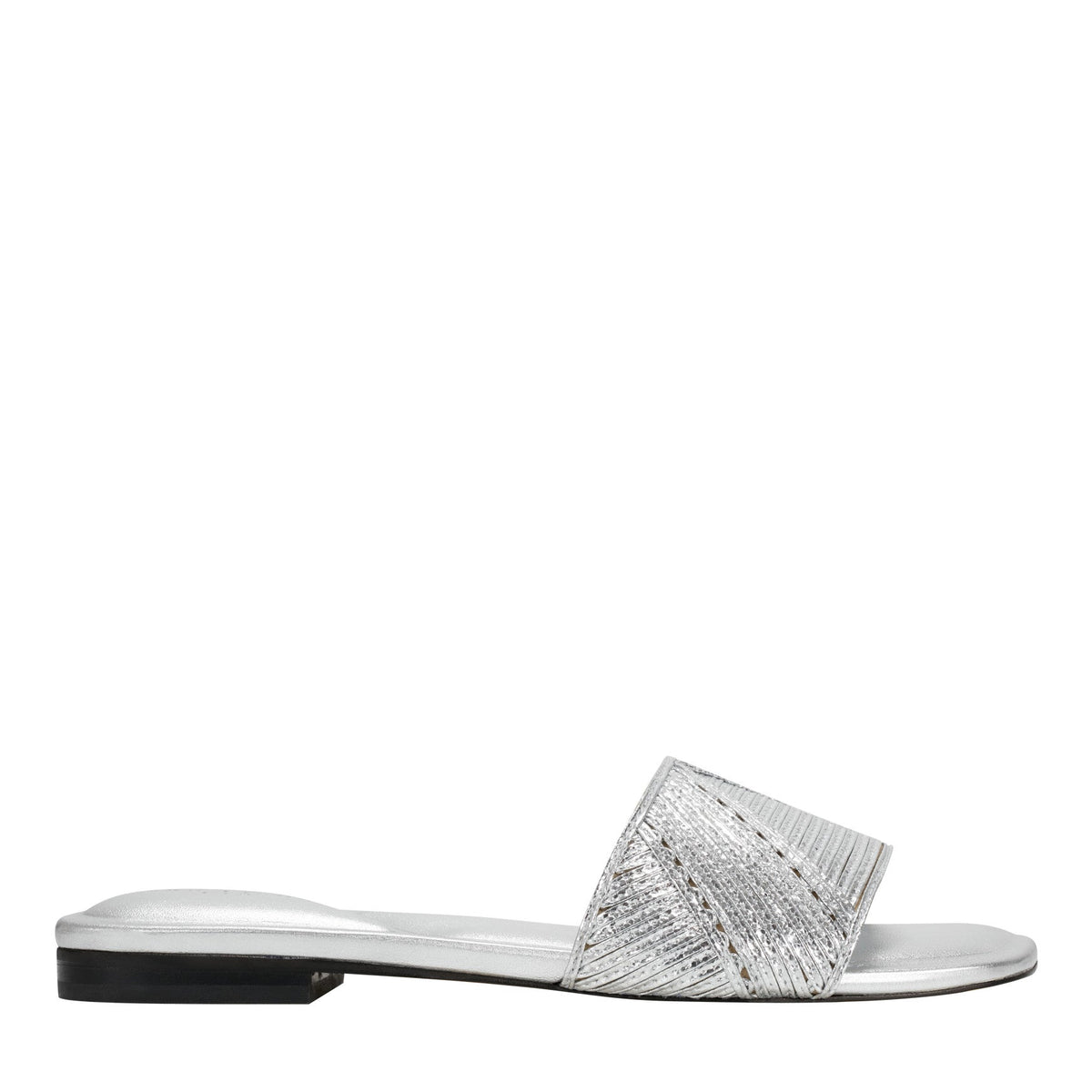 Murphy Flat Sandal - Silver / Marc Fisher US