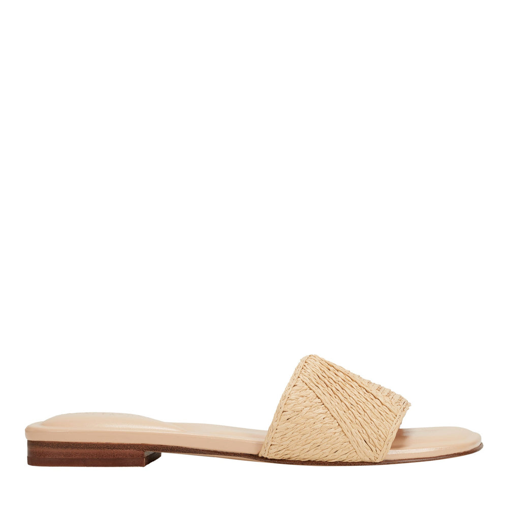 Murphy Flat Sandal - Natural Raffia / Marc Fisher On Sale