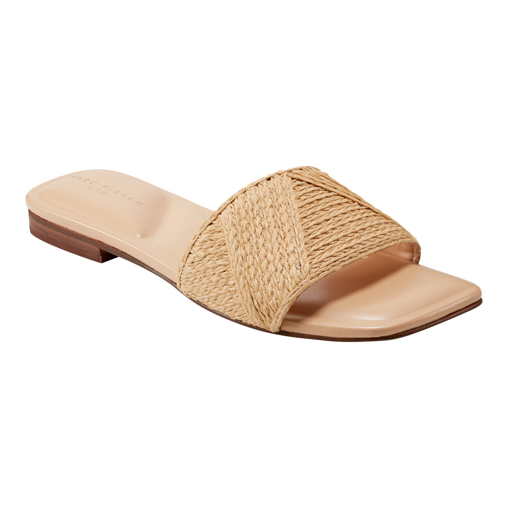 Murphy Flat Sandal - Natural Raffia / Marc Fisher On Sale
