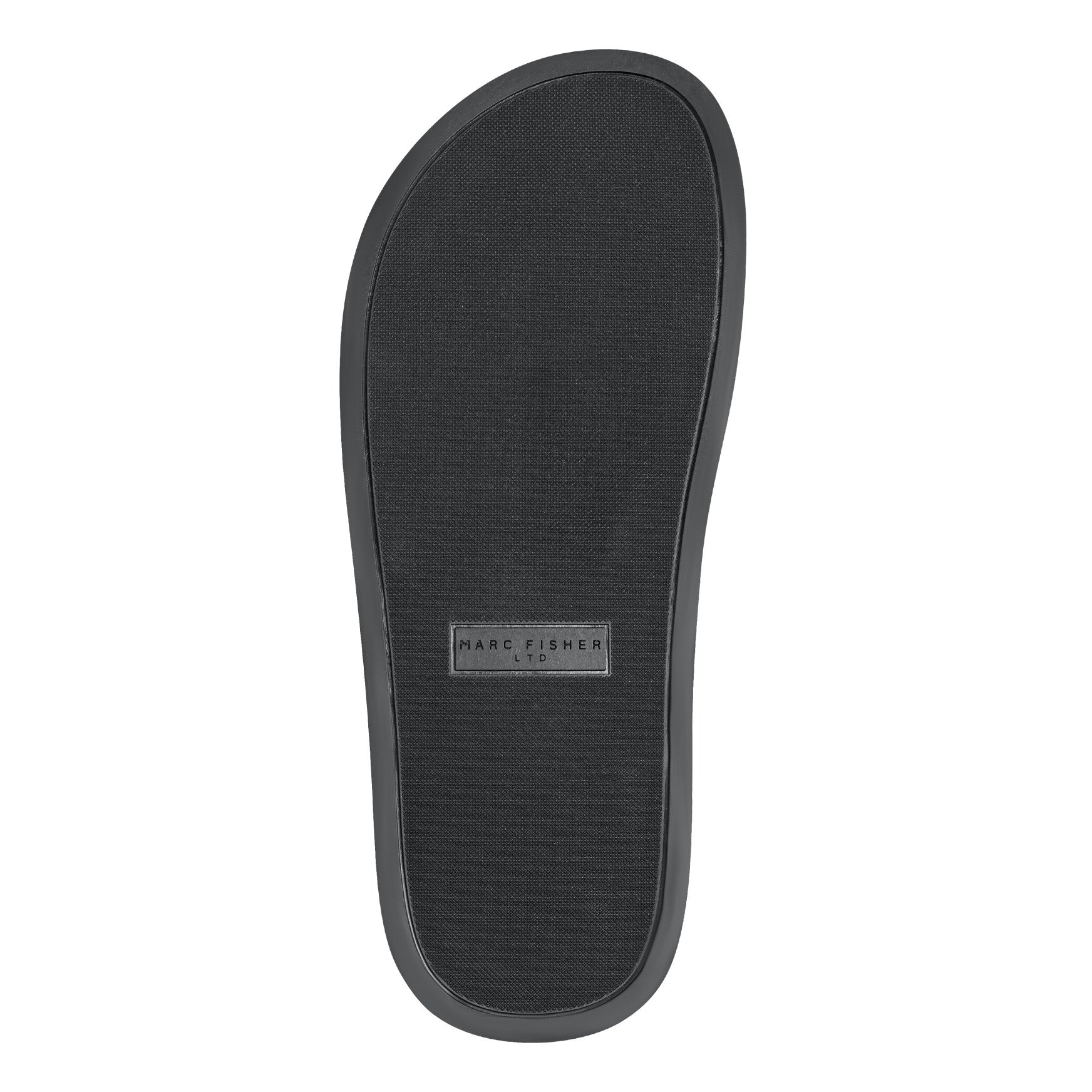 Verity Flat Leather Footbed Sandal - Black Leather / Marc Fisher Discount