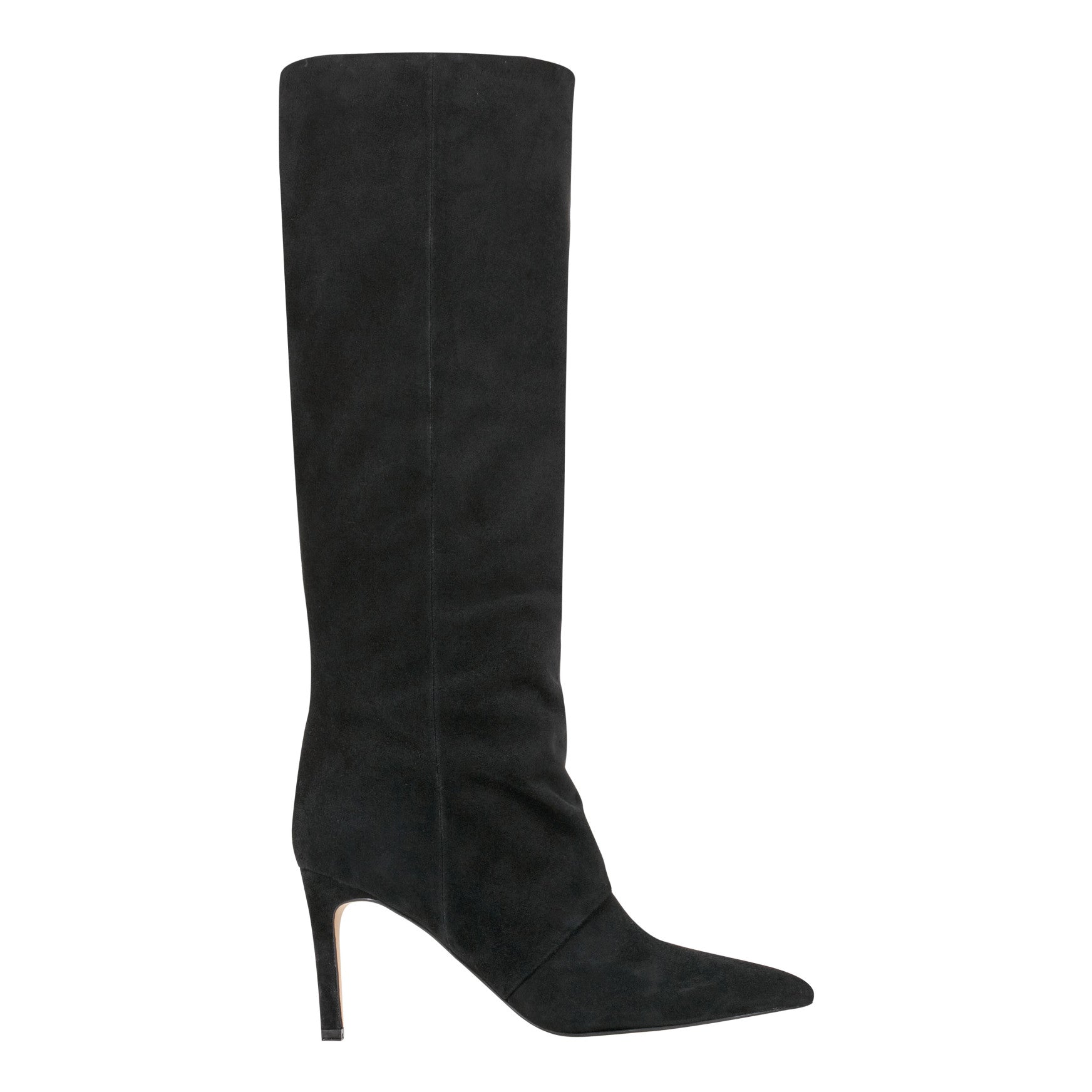 Narysa Dress Leather Boot - Black Suede / Marc Fisher Online