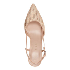 Flory Slingback Pump - Natural Raffia / Marc Fisher Sale