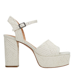Calyn Platform Sandal - White Raffia / Marc Fisher On Sale