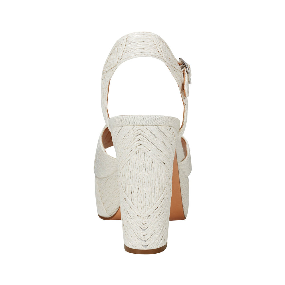 Calyn Platform Sandal - White Raffia / Marc Fisher On Sale