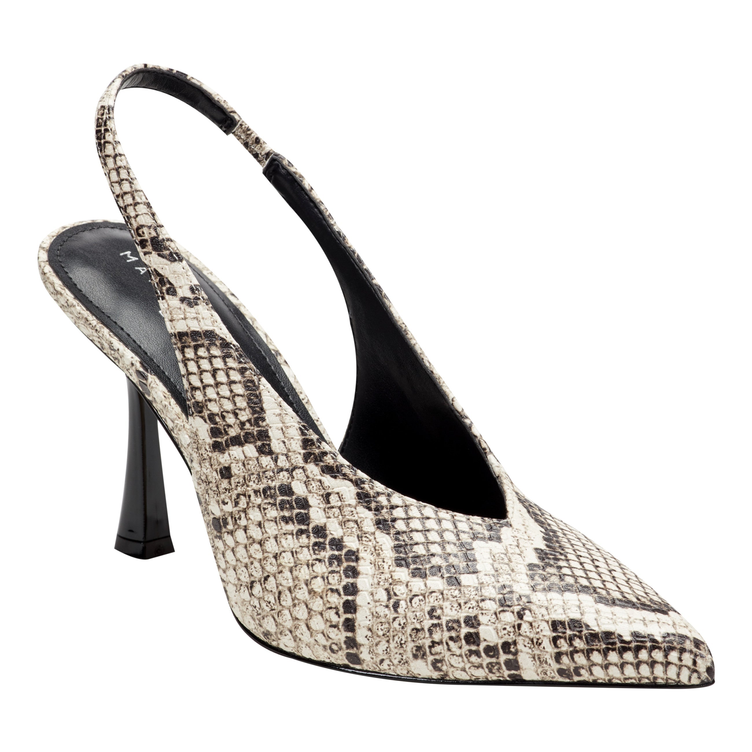 Esther Leather Slingback Pump - Snake Print Multi Leather / Marc Fisher Online