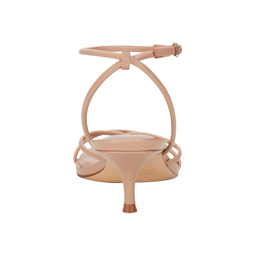 Ballen Leather Ankle Strap Sandal - Natural Leather / Marc Fisher US