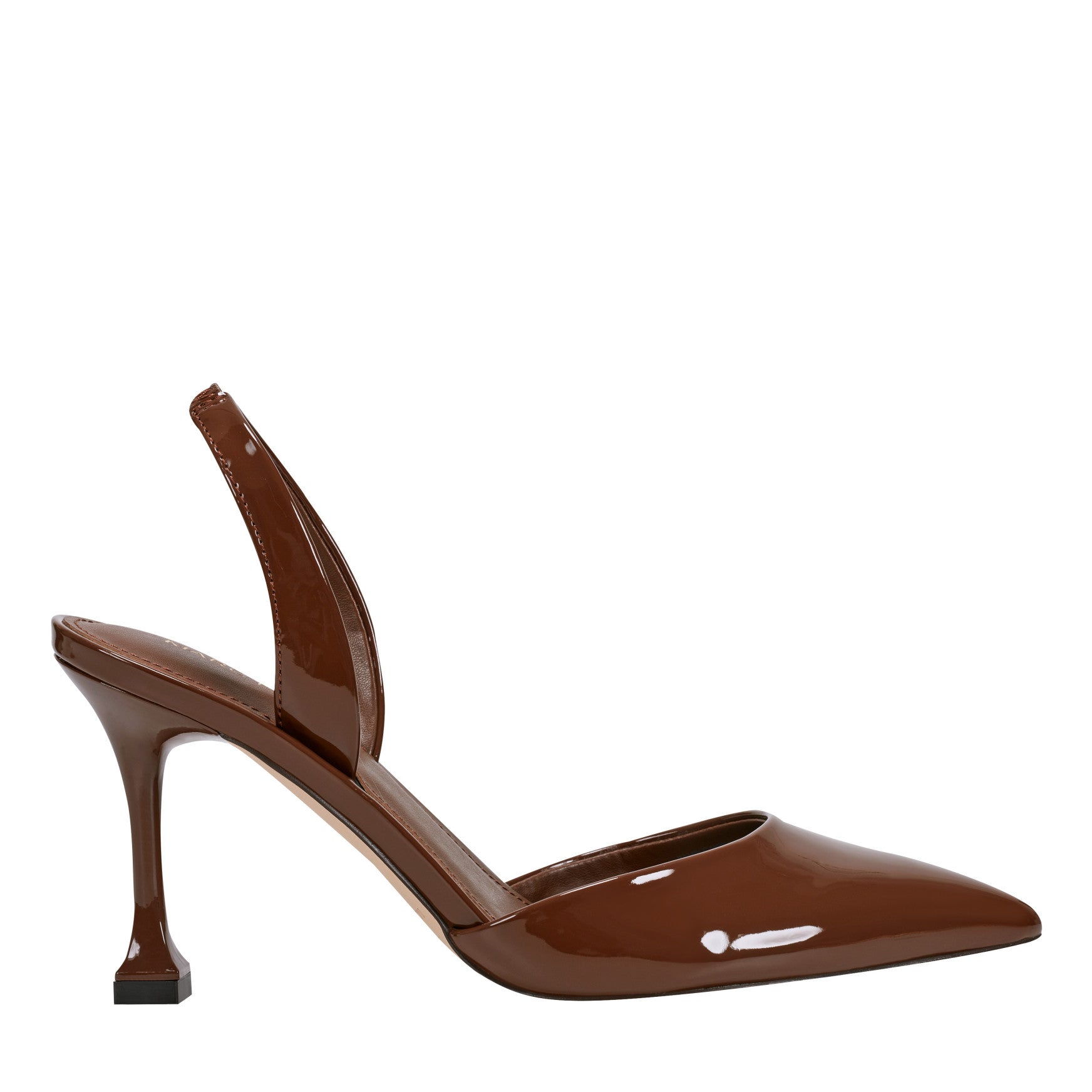 Hadya Slingback Pump - Brown Patent / Marc Fisher Discount