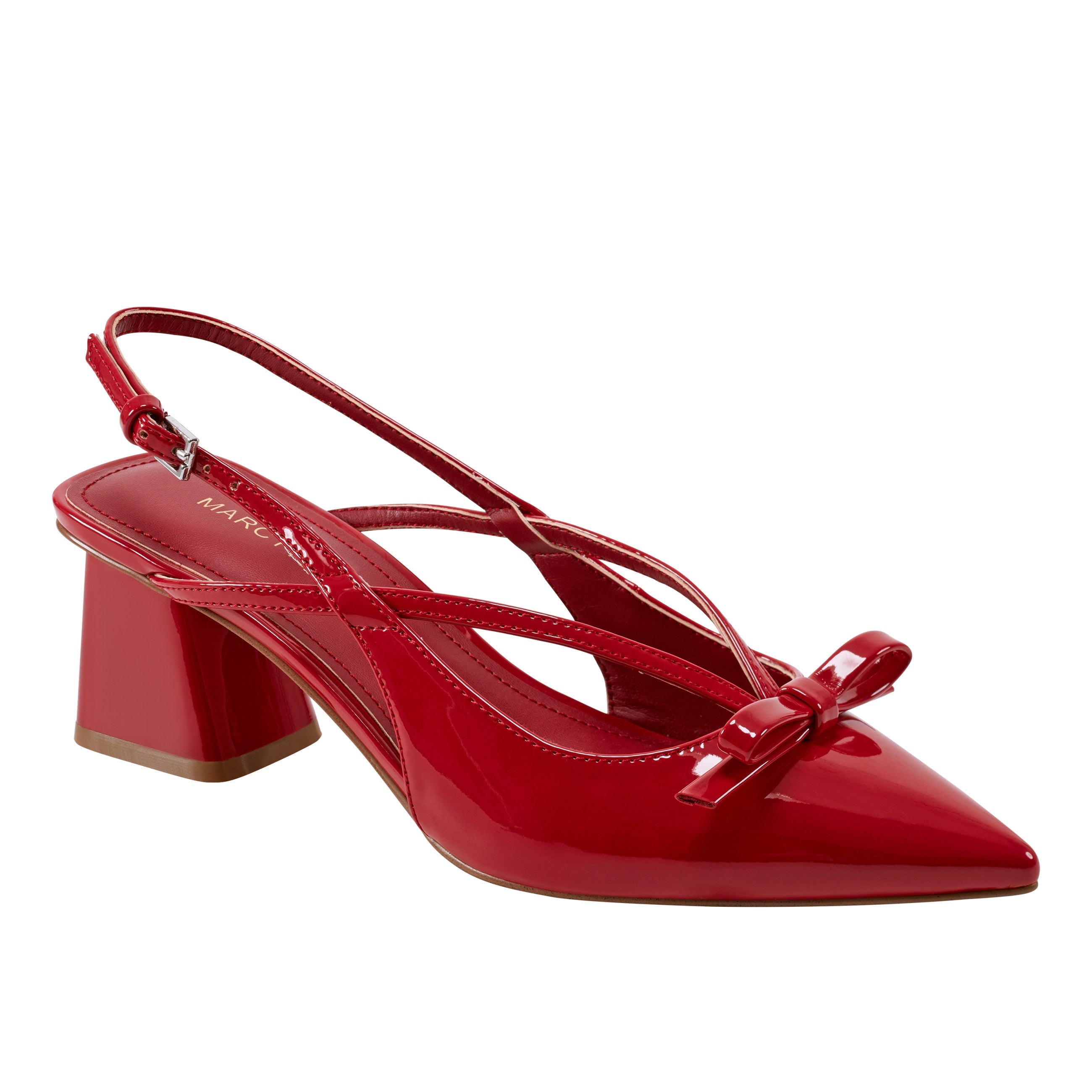 Laily Bow Slingback Pump - Red Patent / Marc Fisher Sale