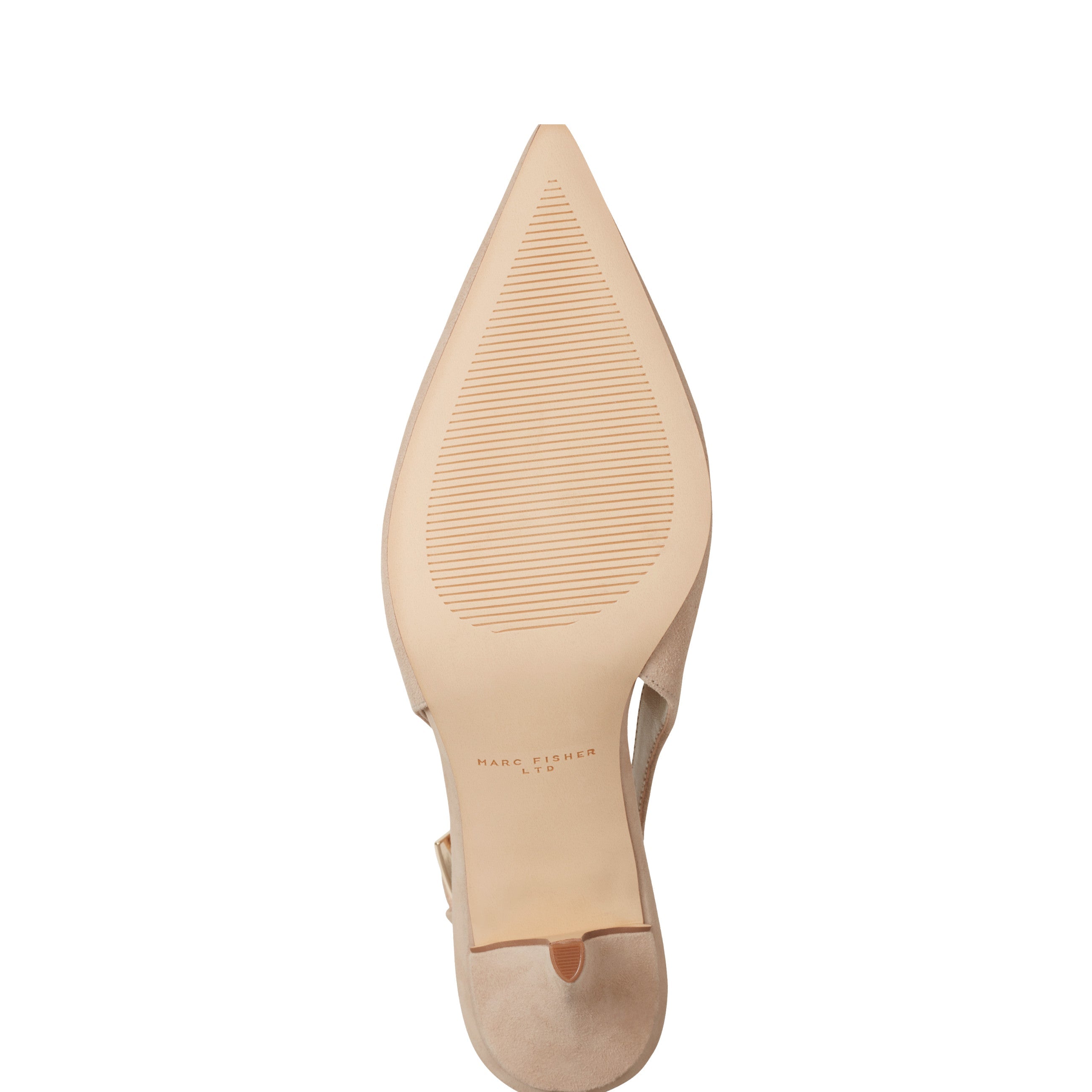Dorie Leather Slingback Pump - Light Natural Suede / Marc Fisher US