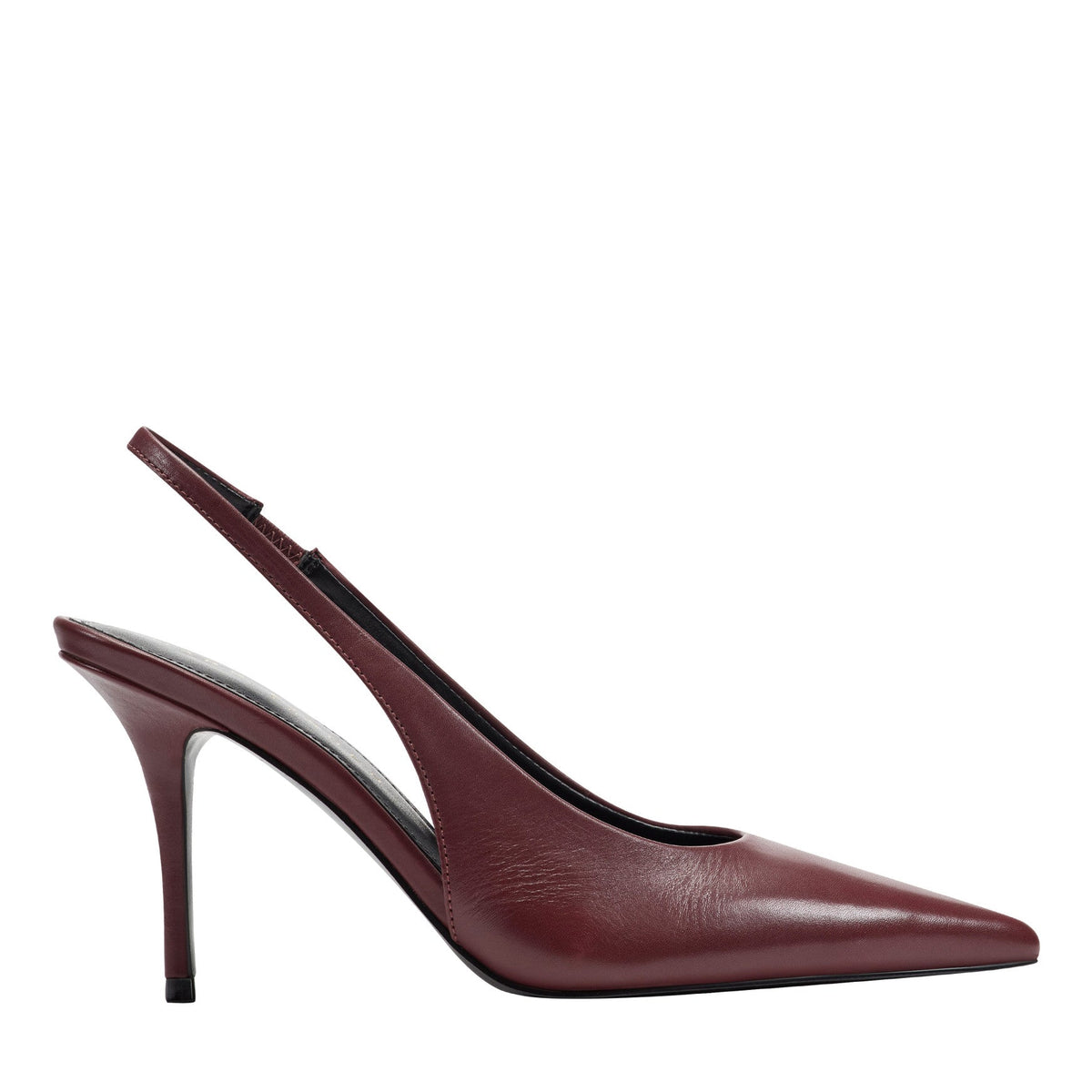Leynne Slingback Pump - Dark Red Leather / Marc Fisher On Sale