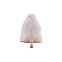 Calynna Leather Kitten Heel Pump - Lavender Suede / Marc Fisher On Sale