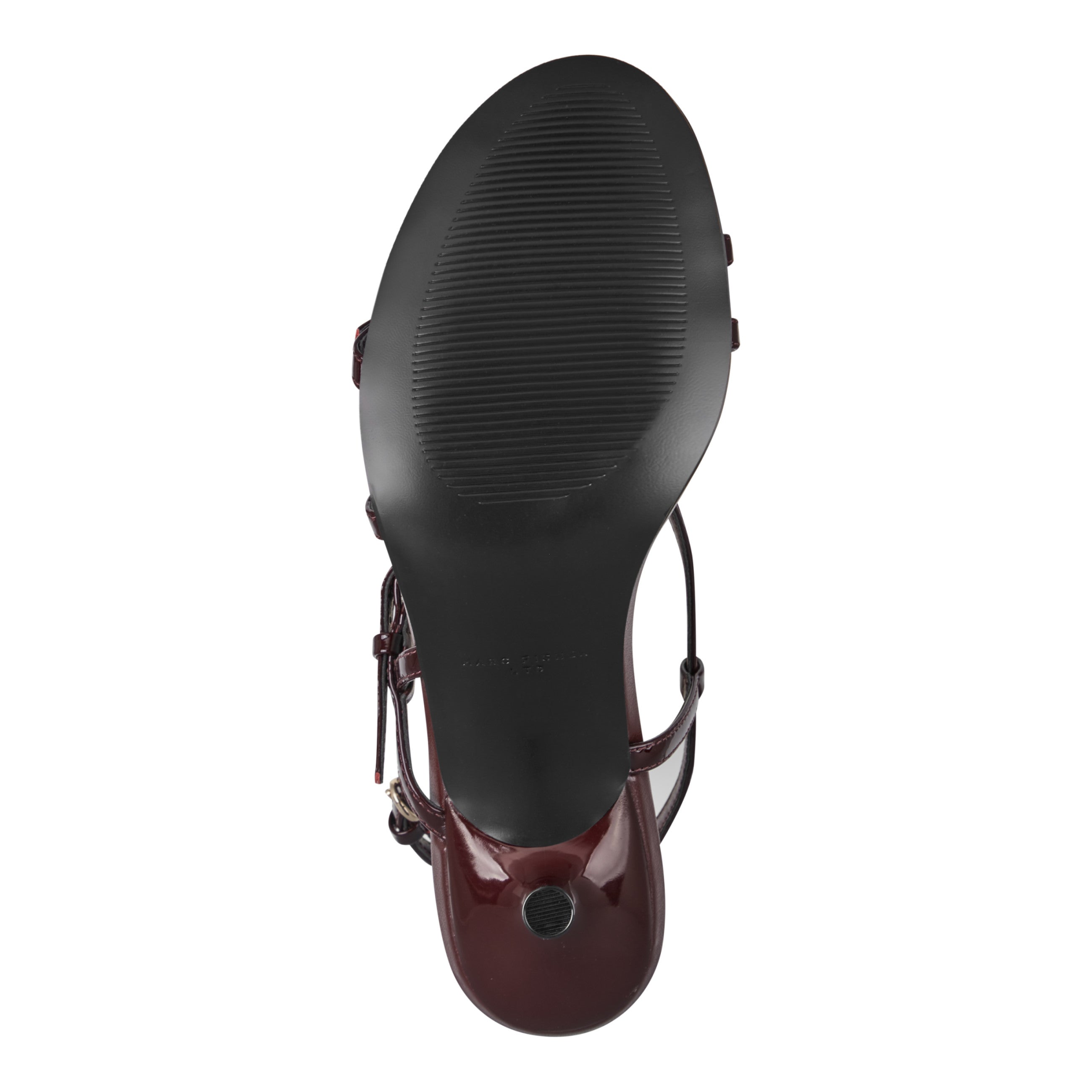 Nylah Leather Strappy Sandal - Red Patent Leather / Marc Fisher For Sale