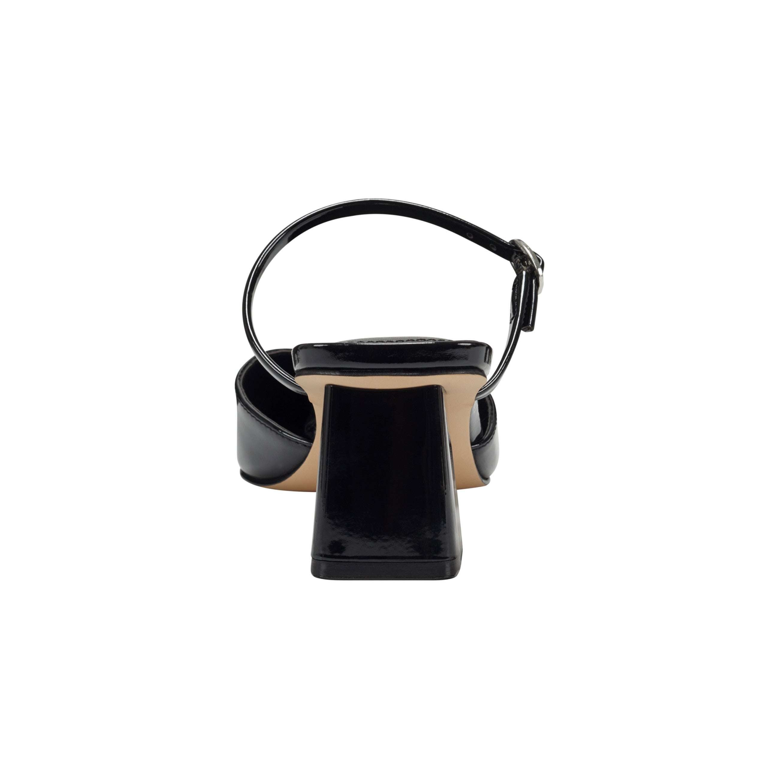 Lakey Heeled Mule - Black Patent / Marc Fisher Online